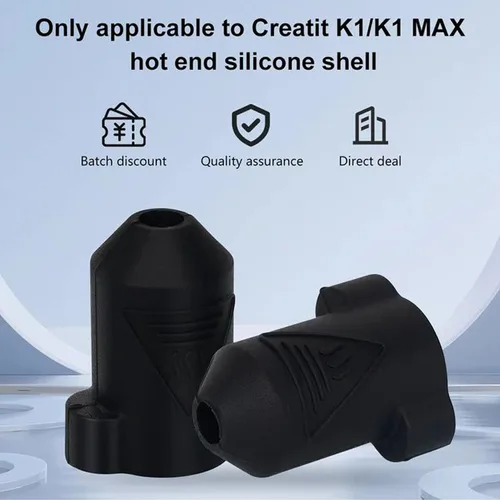 Miniatura 4 de 5 boquillas de latón K1 y calcetines de silicona para K1, impresora 3D, 5 boquillas de alta velocidad de 0.016 in y 5 calcetines de silicona