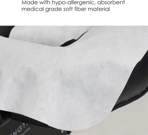Miniatura 4 de EarthLite Fundas desechables para cuna facial – De grado médico, ultra suaves, lujosas, antiadherentes, cubiertas faciales para masaje/cubiertas