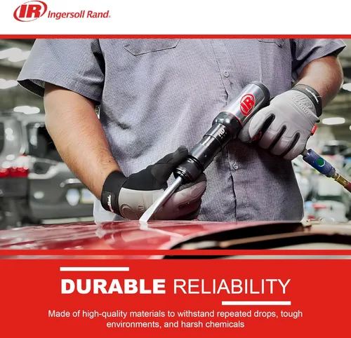 Miniatura 6 de Ingersoll Rand 135MAX - Martillo de aire de cambio rápido resistente con reducción de vibración, 2600 BPM, carrera de 3 pulgadas, vástago redondo
