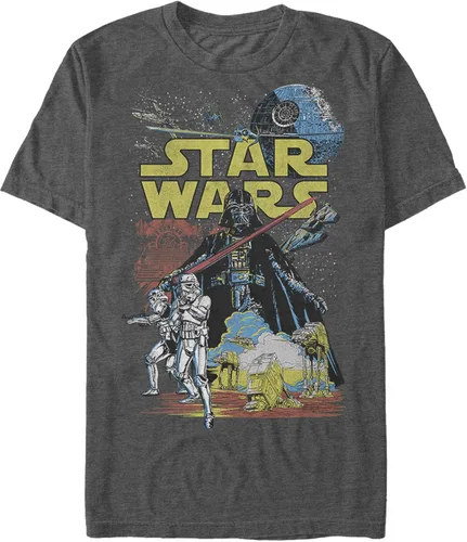 Miniatura 4 de STAR WARS Young Men's Rebel Classic Graphic T-Shirt