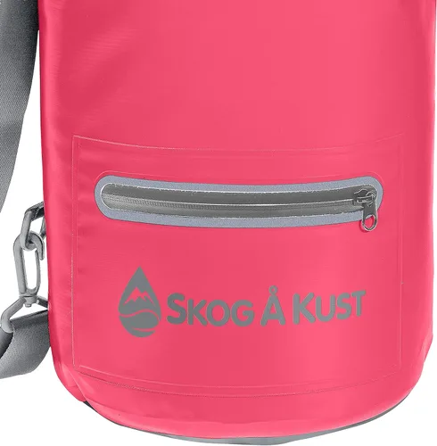 Miniatura 4 de Skog Å Kust DrySak - Bolsa impermeable con tapa enrollable para viajes y al aire libre - tamaños de 5, 10 y 20 litros Rosa