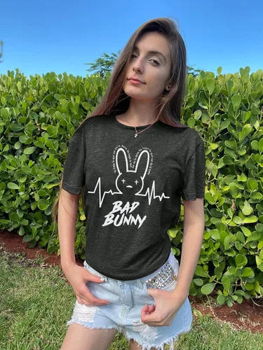 Miniatura 3 de SFHFY Camiseta de conejo para mujer, divertida camiseta con gráfico de conejo, camiseta de Pascua con diseño de hip hop, camiseta de Pascua