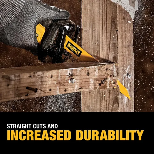 Miniatura 5 de DEWALT Hojas de sierra recíproca, bimetálicas, juego de 6 piezas (DW4896)