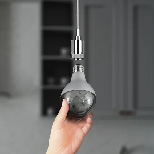 Miniatura 5 de Feit Electric Bombilla LED A23 giratoria multicolor para fiesta de discoteca, efecto de cambio de color de lente de diamante, base E26, bombilla