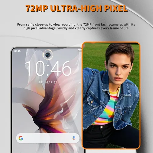 Miniatura 4 de C26 Ultra Desbloqueado 5G Teléfono móvil, teléfono móvil Android 15 con bolígrafo incorporado, pantalla grande de 6.9 pulgadas, 8GB+256GB, Dual SIM