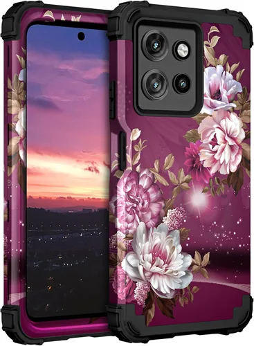 Miniatura 14 de Hocase for Moto G Power 2026 Case, Shockproof Heavy Duty Protection Soft Silicone Rubber Bumper+Hard Plastic Hybrid Protective Phone Case - Mandala