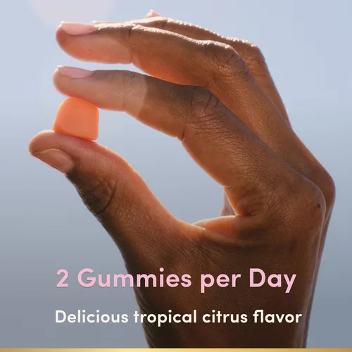 Miniatura 8 de Nature's Bounty Optimal Solutions - Gomitas de pectina de colágeno para cabello, piel y uñas, 100 mg de colágeno y 2,500 mcg de biotina por porción