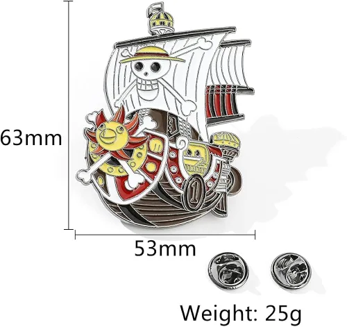 Miniatura 6 de Alfileres esmaltados de anime Luffy, broche de metal para cosplay de anime, insignias de solapa para mochila, bolsa, ropa, regalos para hombres