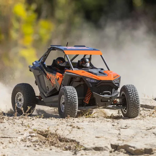 Miniatura 3 de Losi Camión RC 1/10 RZR Rey 4 ruedas de tracción sin escobillas Listo para funcionar Batería y cargador no incluidos Fox LOS03029T2 Camiones