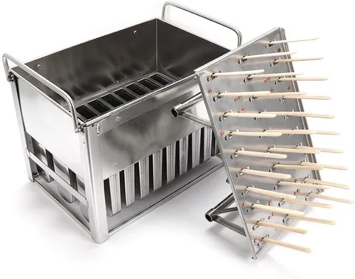 Miniatura 4 de DIY Stainless Steel Molds Ice Pop Molds Pop Ice Cream Stick Holder (30PCS Round head)