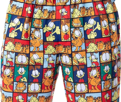 Miniatura 4 de Nickelodeon - Conjunto de pijama para hombre Garfield Odie Comic Strip Chill Out Multicolor
