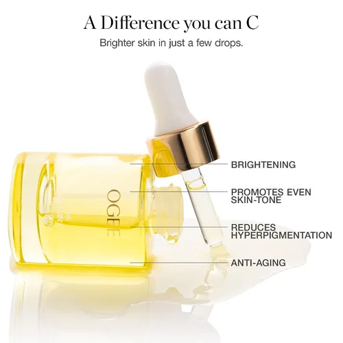 Miniatura 3 de Ogee Elixir de vitamina C THDA al 20% - Suero facial orgánico certificado con vitamina C - Suero iluminador de vitamina C para la cara