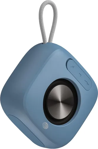 Miniatura 4 de AT&T Essentials - Mini altavoz Bluetooth de 5 W, color azul polvoriento