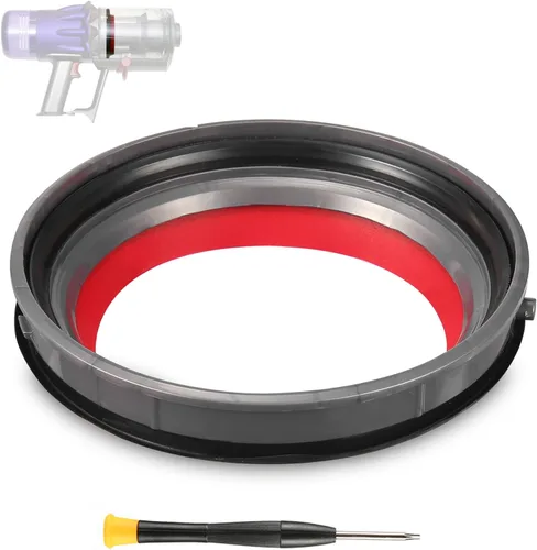 Anillo de sellado fijo en la parte superior del contenedor de polvo para aspiradora Dyson V10 SV12, piezas de repuesto para cubo de polvo y taza de