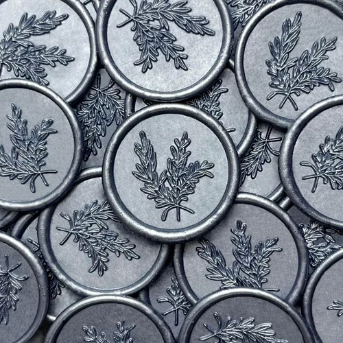 Miniatura 26 de 25 Calcomanías de Sellos de Cera Hechas a Mano, Sellos para Sobres, Calcomanías de Cera Autoadhesivas para Invitaciones de Fiestas de Boda, Sobres