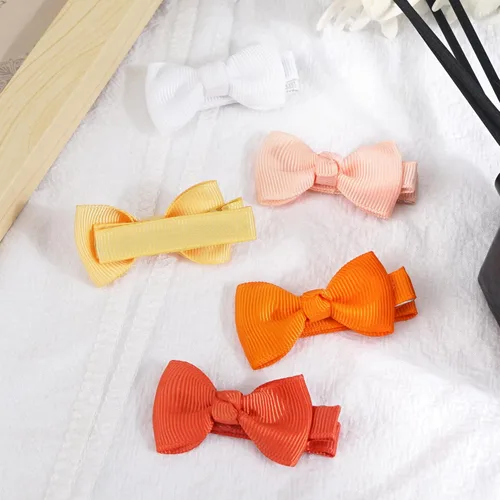 Miniatura 5 de CÉLLOT Pinzas para el pelo para bebés y niñas, 25 unidades, totalmente forradas, lazos para el pelo de 2 pulgadas, pinzas de cocodrilo para bebés