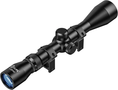 Miniatura 10 de CVLIFE 3-9x40 Optics R4 Reticle Crosshair Alcance con monturas de alcance Negro