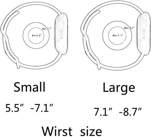 Miniatura 3 de Seleek Bandas de Repuesto Compatibles con Fitbit Versa 3 / Versa 4 / Sense/Sense 2, Pulseras Accesorios Clásicos de Silicona Ajustables Correas