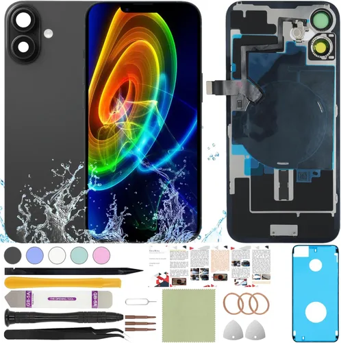Miniatura 59 de Funda trasera de repuesto compatible con iPhone 8 de 4.7" + Herramientas profesionales (Gris espacial)