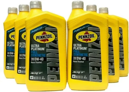Mopar Chrysler Dodge Jeep Penzoil Ultra Platinum Full Synthetic 0W-40 7 Qts.