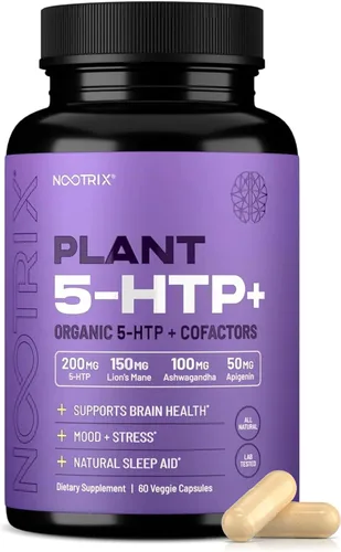 Miniatura 10 de Nootrix Suplemento orgánico 5-HTP+ para plantas Suministro para 60 días Apoya la memoria, el enfoque mental, la salud cognitiva y la energía