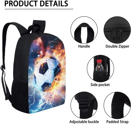 Miniatura 200 de HUGS IDEA Los animales frescos 3D niños escuela libro bolsa niños impresión mochilas, Baloncesto, Moderno
