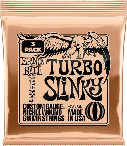 Miniatura 22 de Ernie Ball Regular Slinky - Cuerdas de guitarra eléctrica de níquel enrollado, 6 unidades, calibre 10-46 Regular (38-56)
