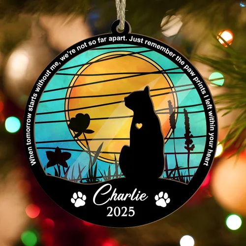 Miniatura 9 de Atrapasoles conmemorativo para gatos, regalo de condolencia de mascotas, regalo de condolencia de gatos, recuerdos de recuerdo de mascotas, regalos