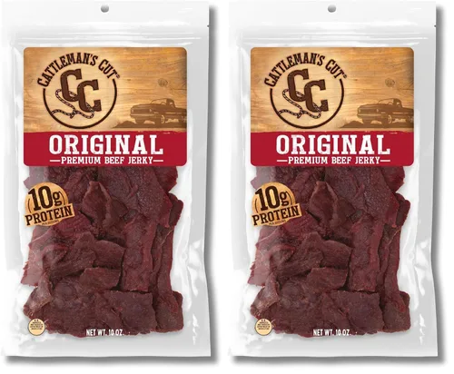Miniatura 12 de Cattleman's Cut Carne Seca de Res Original, 10 Onzas