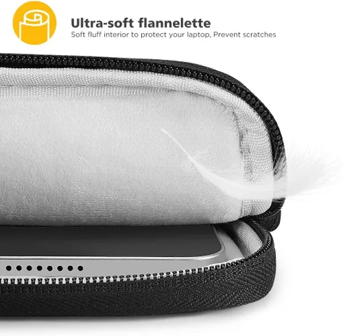 Miniatura 4 de KIZUNA Funda para tablet de 10 pulgadas, resistente al agua para iPad Pro/Surface Go 3/10.5" Galaxy Tab A, color negro