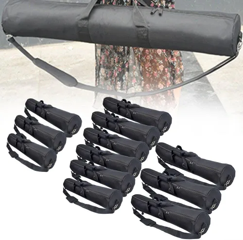 Miniatura 6 de Bolsa de transporte para trípode de 15.7-47.2 in, trípode impermeable, almacenamiento de transporte de viaje con correa de hombro acolchada y asa