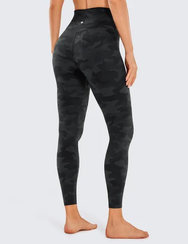 Miniatura 2 de CRZ YOGA Leggings de entrenamiento para mujer con sensación de desnudez cepillada de 2528 pulgadas, pantalones de yoga de compresión de cintura alta