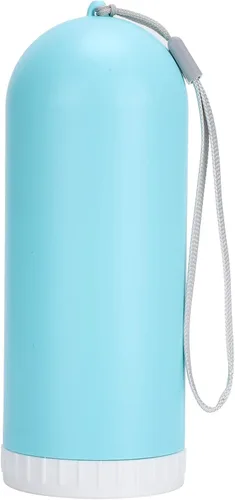 Miniatura 2 de Botella de bebida plegable para mascotas, dispensador de agua portátil para perros y gatos, taza de viaje telescópica con botón de bloqueo de agua