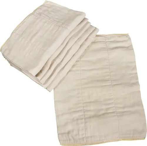 Miniatura 12 de OsoCozy - Pañales de tela preplegados sin blanquear - 100% algodón, duraderos, suaves, absorbentes, sostenibles y económicos, se atenúan, se adapta