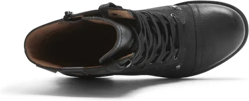 Miniatura 4 de Cobb Hill Botines Brunswick con encaje impermeable para mujer, Negro