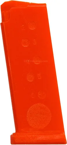 Miniatura 32 de American Safety Trainers - Revistas de entrenamiento de polímero sólido no funcionales, color naranja resplandeciente, fabricado en Estados Unidos