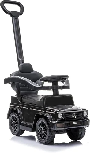 Miniatura 2 de Best Ride On Cars Mercedes G-Wagon - Coche de empuje 3 en 1 para niños pequeños de 1 a 3 años, cochecito de exterior para niños con música, sonidos