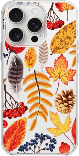 Miniatura 40 de Blingy's Funda para iPhone 15 Pro, lindo estilo de gato con patrón de flor de cerezo divertido diseño de animales de dibujos animados, funda Gato