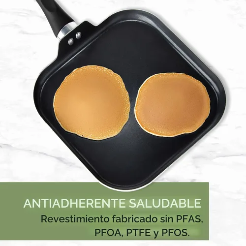 Miniatura 2 de Ecolution Artistry - Sartén antiadherente, 11 pulgadas, color negro