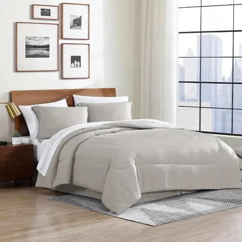Miniatura 17 de Cathay Home Basic Bedding Home Essential - Juego de ropa de cama de microfibra ultrasuave y ligera, resistente a las arrugas, 6 piezas