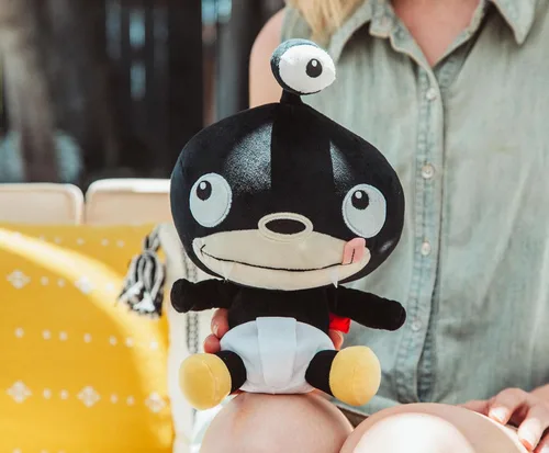 Miniatura 5 de Futurama Nibbler - Juguete de peluche de coleccionista Chibi de 8 pulgadas Animal de peluche suave abrazable para acurrucarse