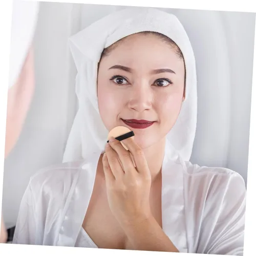 Miniatura 9 de FOMIYES Paquete de 7 esponjas de maquillaje suaves y lavables en polvo seco y húmedo, esponja de belleza