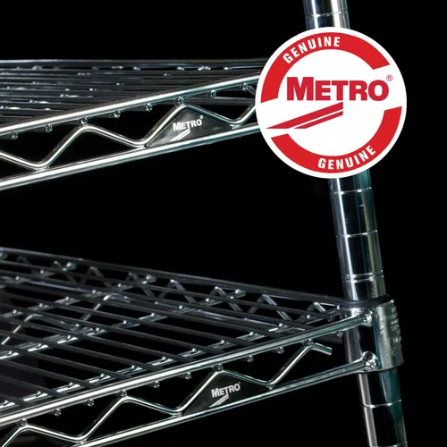 Miniatura 4 de Metro EZ2436NC-4 Super Erecta - Estantería de alambre industrial de 4 estantes, cromada, 24 "x 36" x 74.5" Cromado