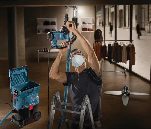 Miniatura 7 de Bosch Aspirador VAC090AH portátil 9 galones extractor de polvo con filtro automático limpio y filtro HEPA