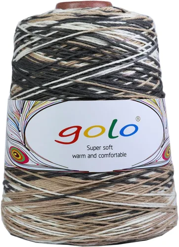 Miniatura 26 de golo Hilo de cono de lana para tejer 8.8oz 400yd 100% hilo de lana para tejer a mano 401-Blanco