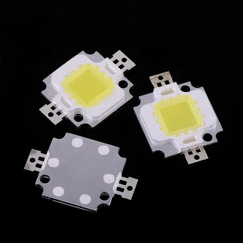 Miniatura 4 de TOPINCN Chip COB SMD, 10 unidades, 10 W, LED cálido o frío, chip SMD COB DC 9-12V para lámpara de inundación, bombilla de repuesto, cuentas