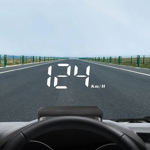 Miniatura 2 de Head Up Display, HUD GPS universal para coche, interfaz USB del velocímetro, velocidad, dirección de conducción, sobrevelocidad, código de falla