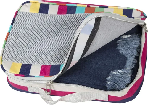 Miniatura 3 de Handy Sandy DELUXE - Juego de accesorios organizadores de equipaje de viaje de 5 piezas, Multi (Multi Stripes)