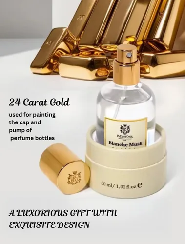 Miniatura 5 de Preparfume From France Blanche Musk para mujer 1.0 fl oz – Aroma de aldehído floral fresco de Francia – Fragancia de lujo con aldehídos, rosa