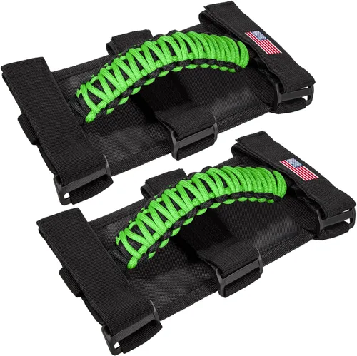 Miniatura 19 de Asas de agarre para Jeep Wrangler JK JKU JL JLU TJ YJ Sports Sahara Freedom Rubicon Unlimited Gladiator JT 1955-2023 UTV ATV Accesorios Premium 550